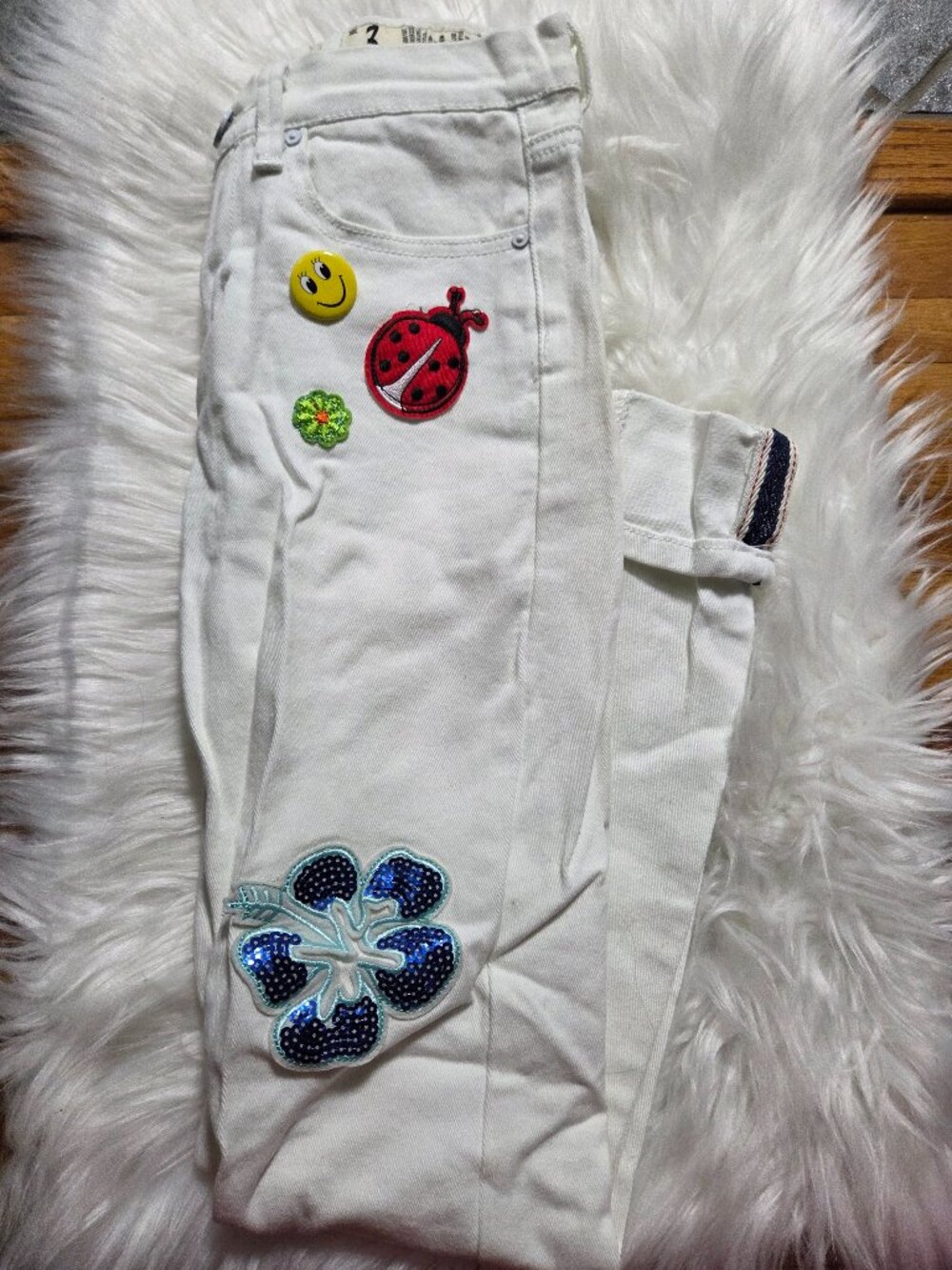 Indigo Rein White Denim Pants